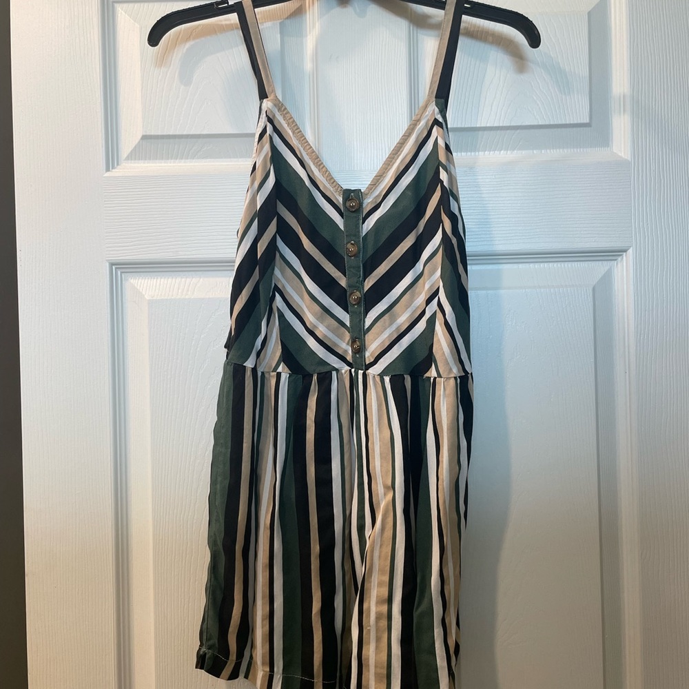Striped romper